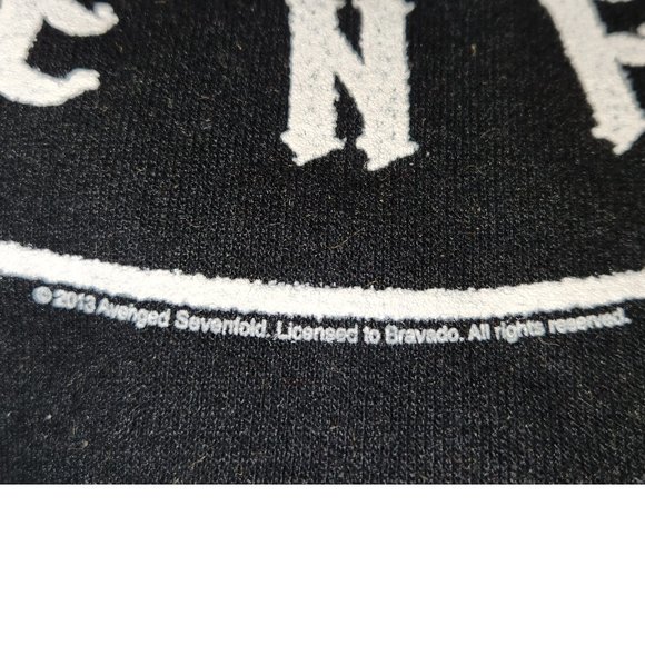Avenged Sevenfold Hail To The King metal rock Official Crew Pullover L NWT - Picture 3 of 4
